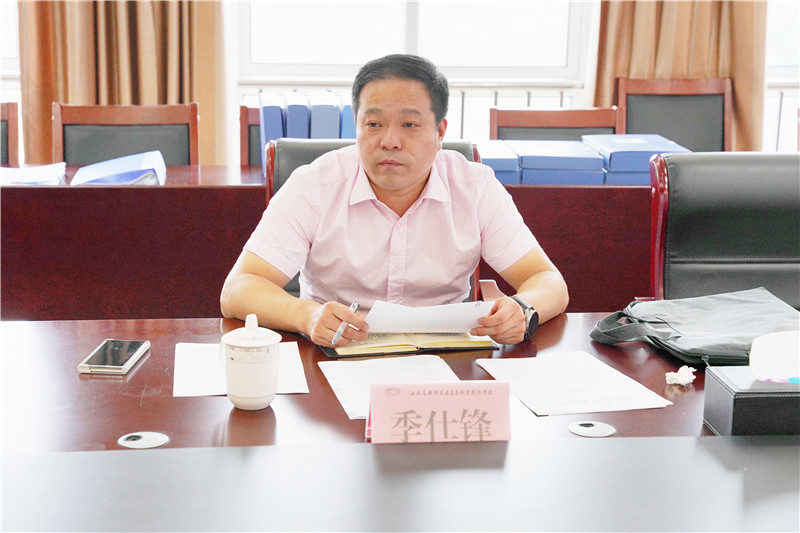 【学校新闻】江苏省交通运输厅副处级干部季仕锋来校指导工作