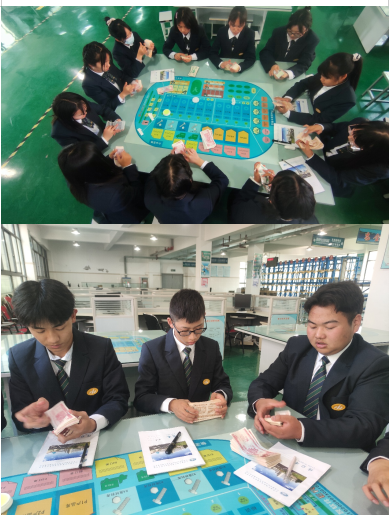 20级连锁经营与管理专业学生开展点钞实训